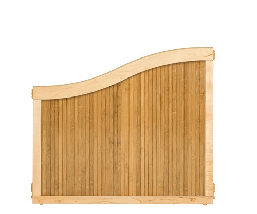 Bamboo wave panel, 61–81 cm