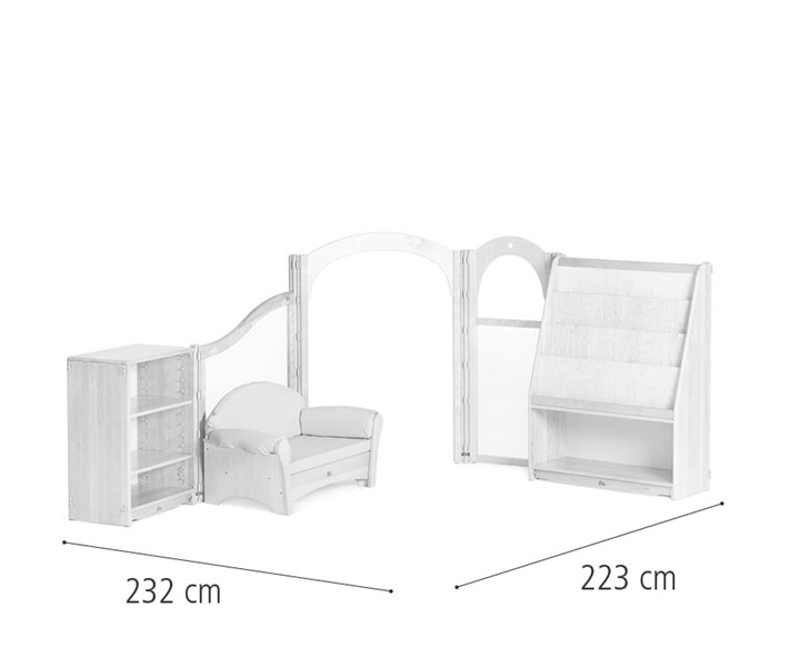 Classroom reading corner dimensions