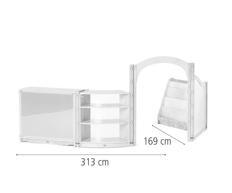 F934 Books and cosy 3-5s dimensions