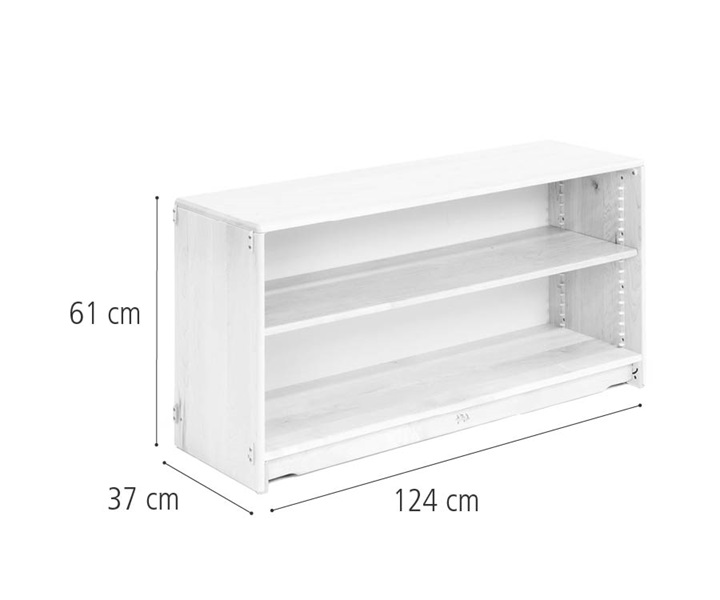 F641 Adjustable shelf 124 x 61 cm dimensions