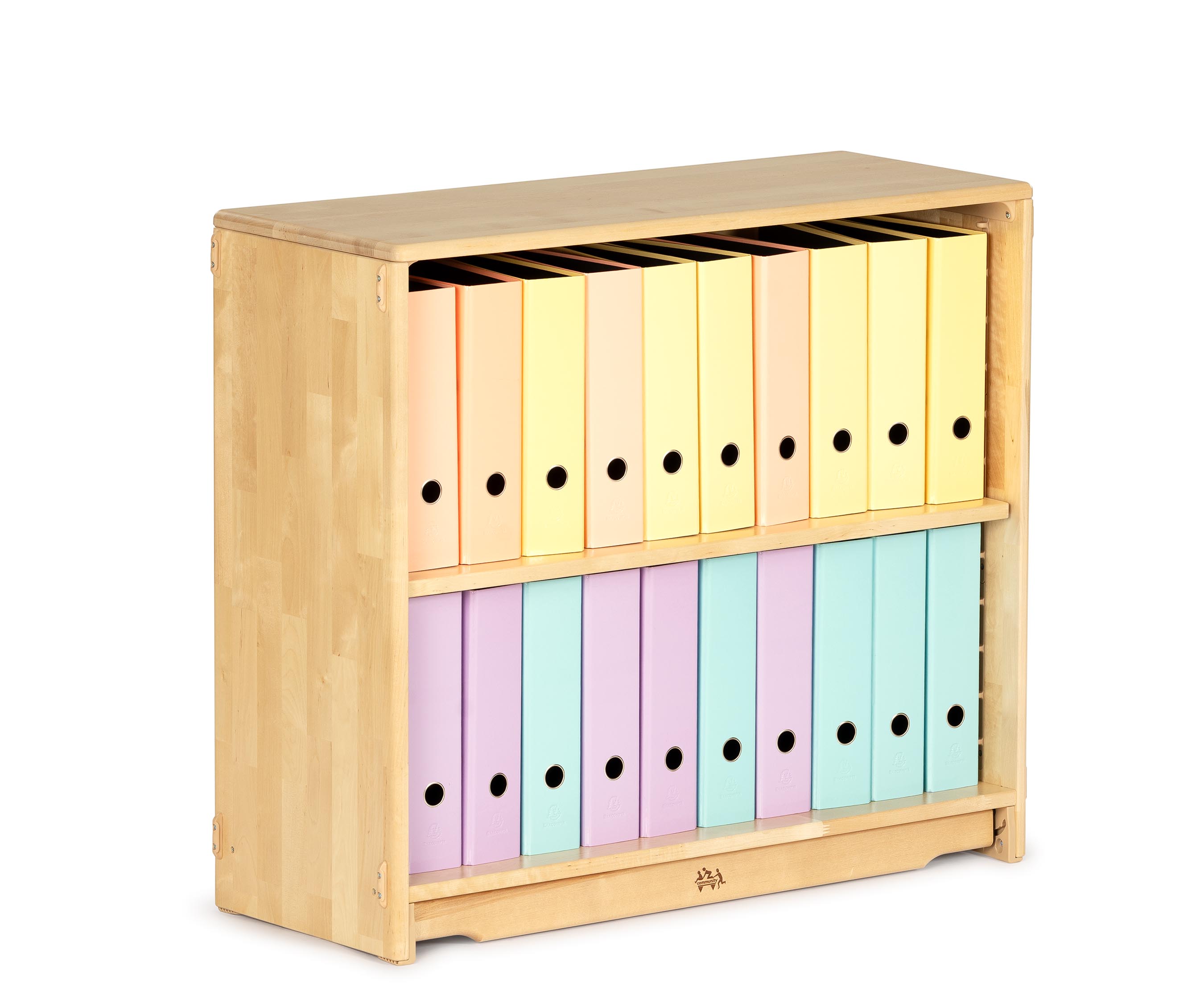 Adjustable shelf F633 with 20 8 cm ring binders