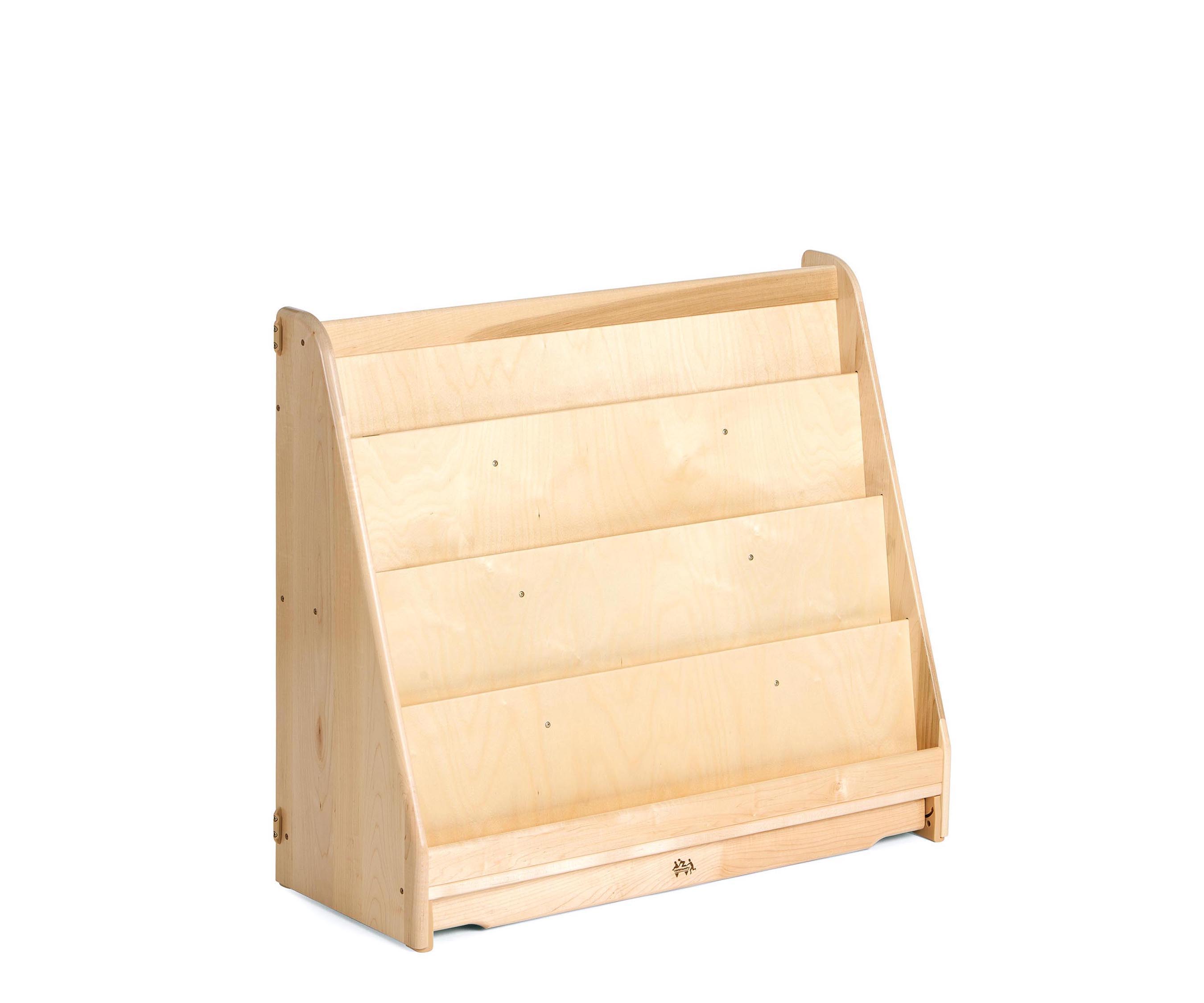 Wooden deals library rack