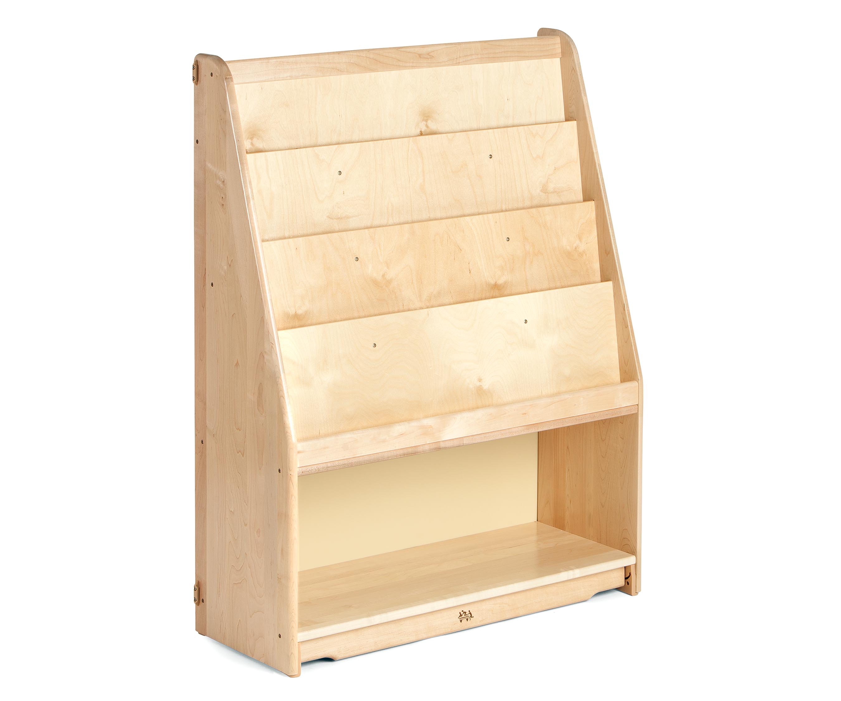 Wooden book outlet ledge