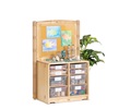 Display tray unit 71 x 61 cm propped display board