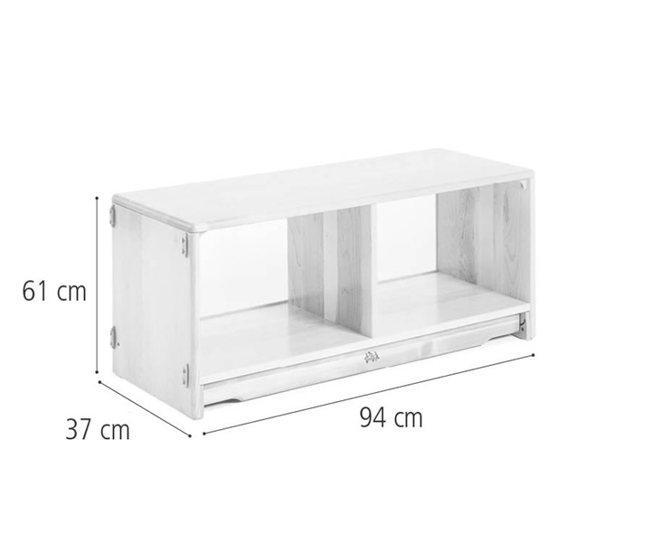 F615 Translucent back shelf 94 x 41 cm dimensions