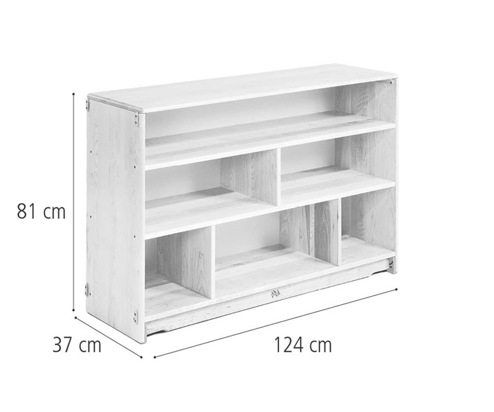 F645 Fixed shelf 124 x 81 cm dimensions