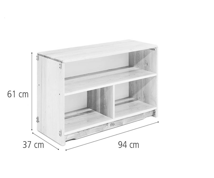 F661 Fixed shelf 94 x 61 cm dimensions