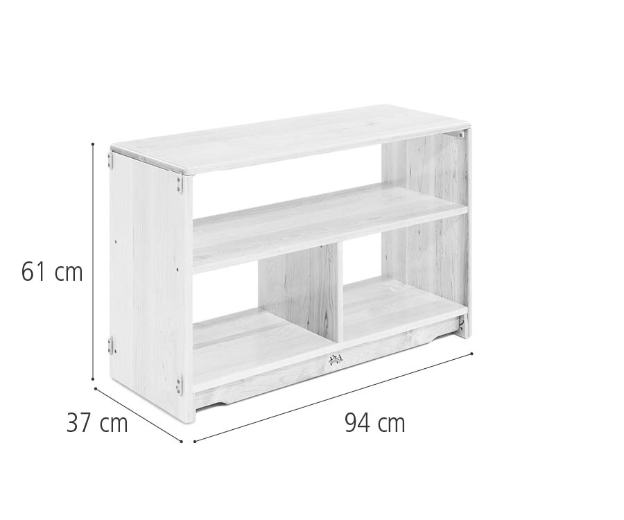 F662 Open back shelf 94 x 61 cm dimensions