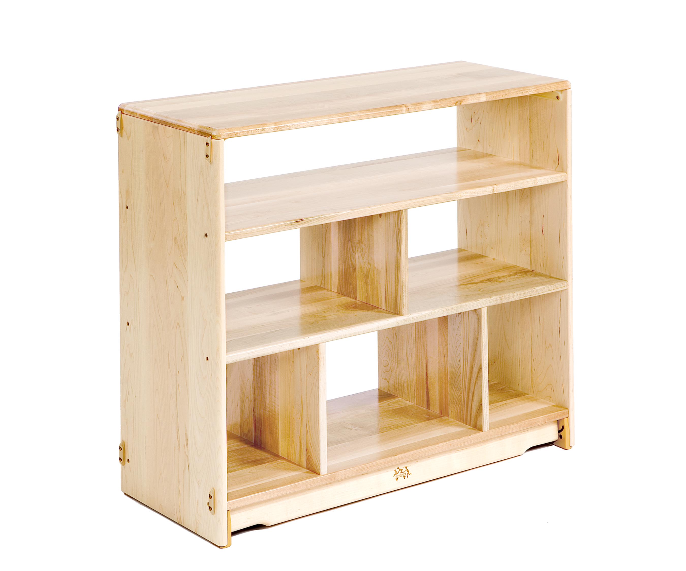 Solid wood open back bookcase deals