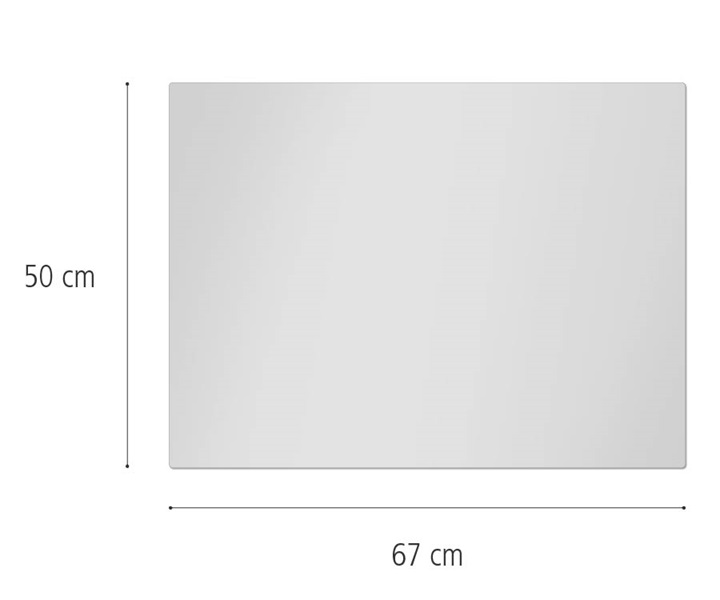 F451 Clear Cover, 67cm x 50cm dimensions