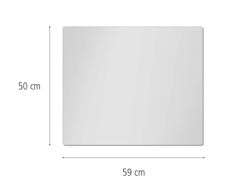 F851 Clear Cover, 59cm x 50cm dimensions