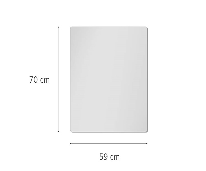 F854 Clear Cover, 59cm x 70cm dimensions