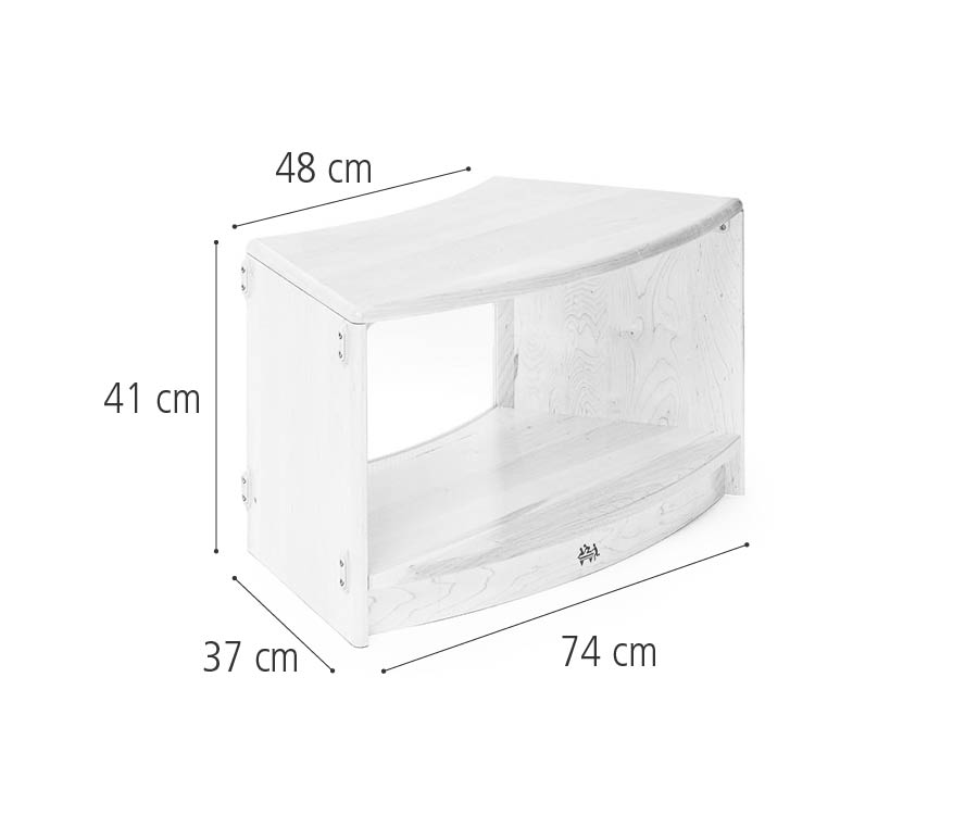 F624 Translucent back sweep 41 cm dimensions