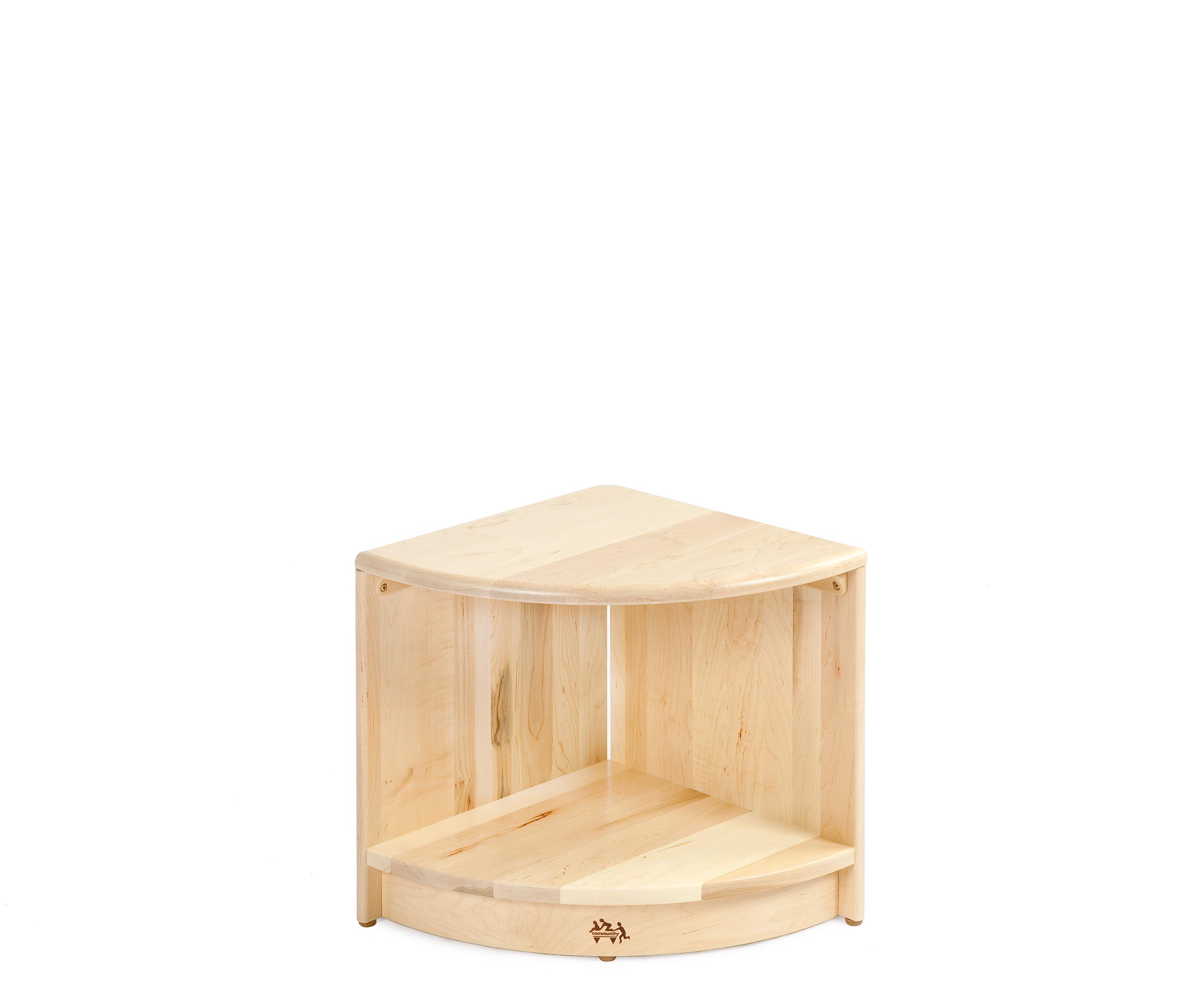 Wooden corner shelf deals unit
