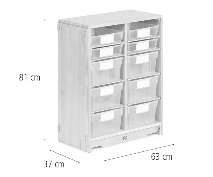 Tote shelf, 63 x 81 cm dimensions