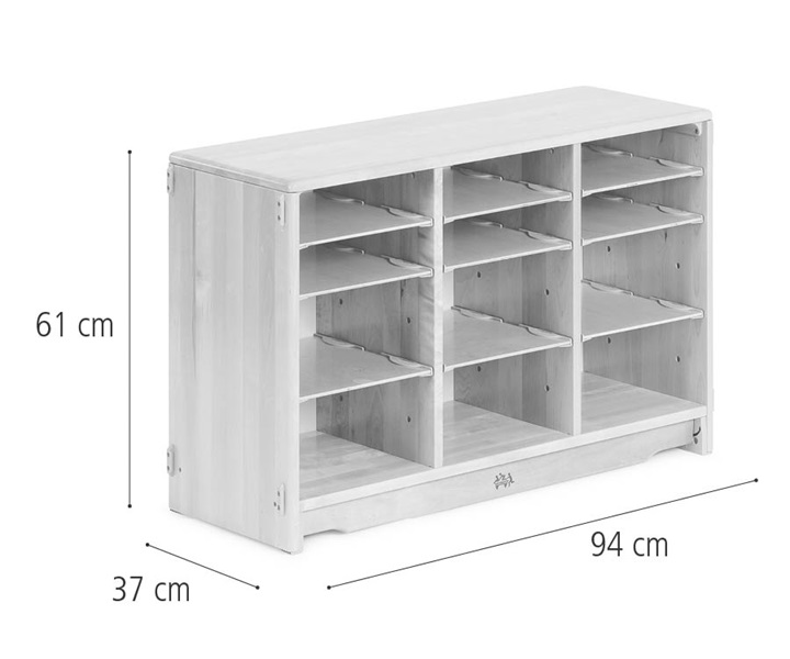 F692 Tote shelf, 94 x 61 cm dimensions