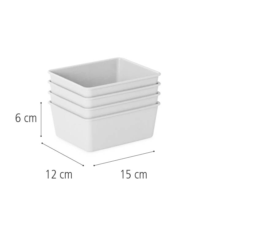 F991 Four cream quarter totes dimensions