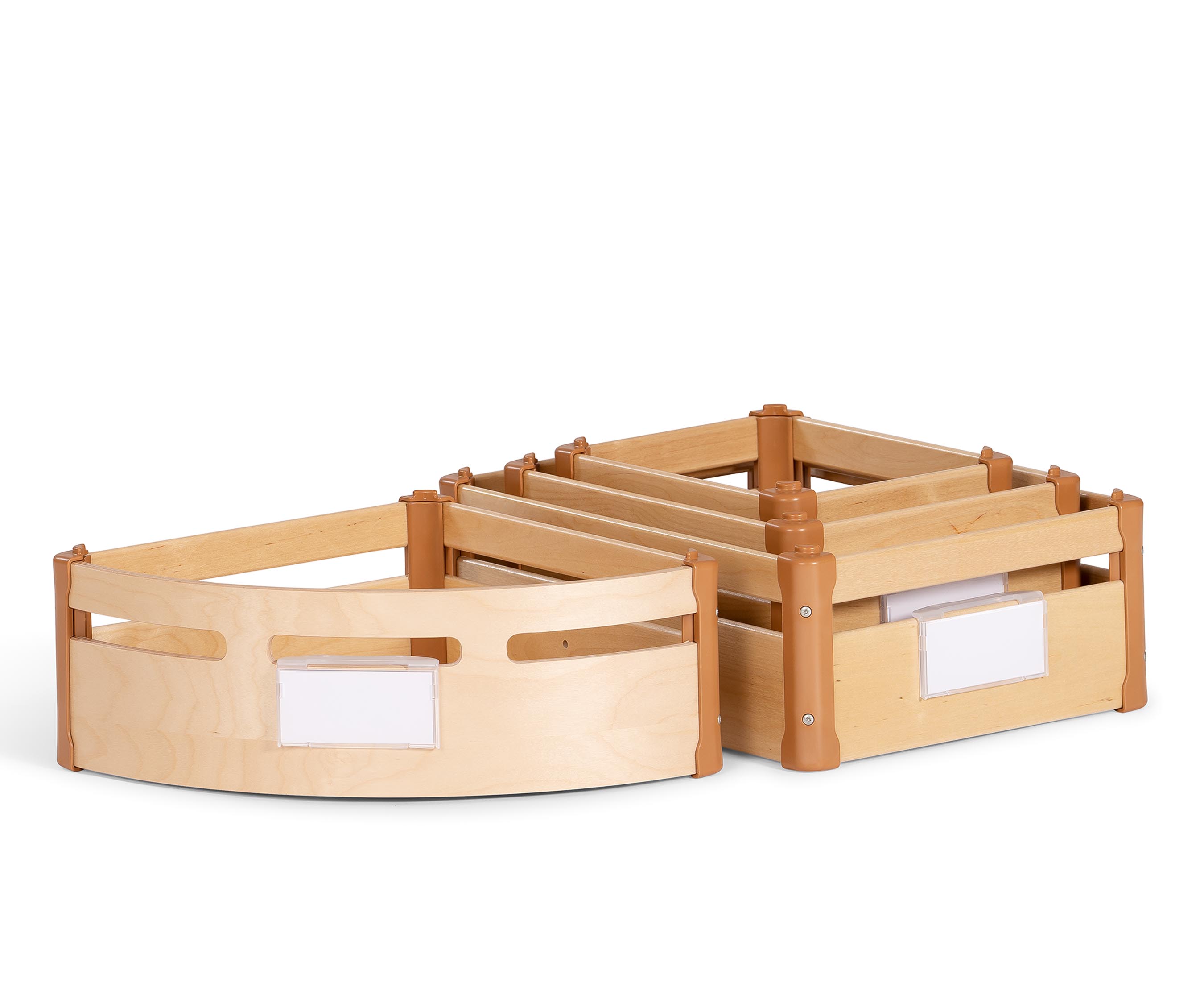 Stack of carry crates