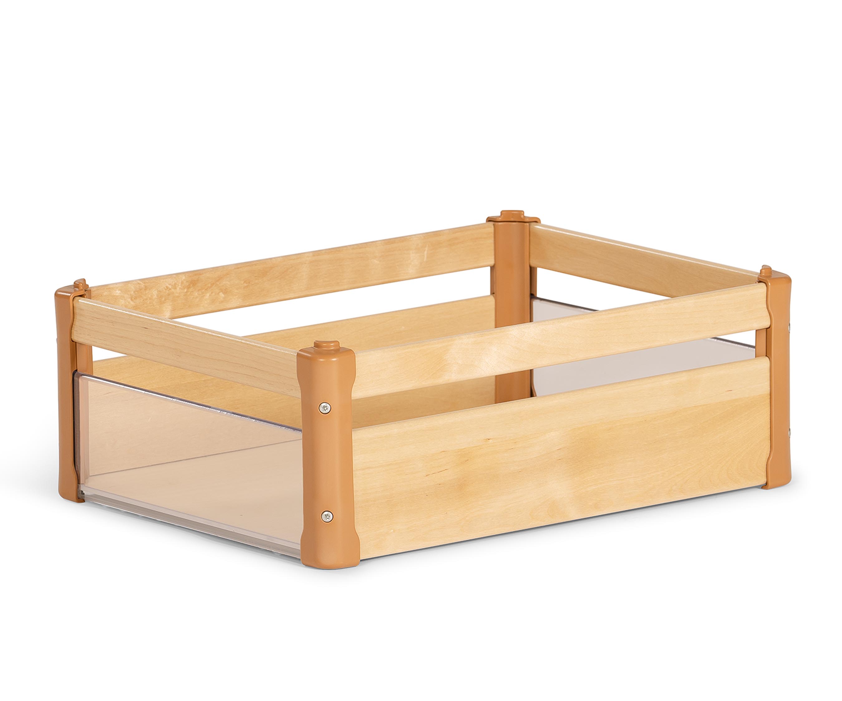 Large clear carry crate