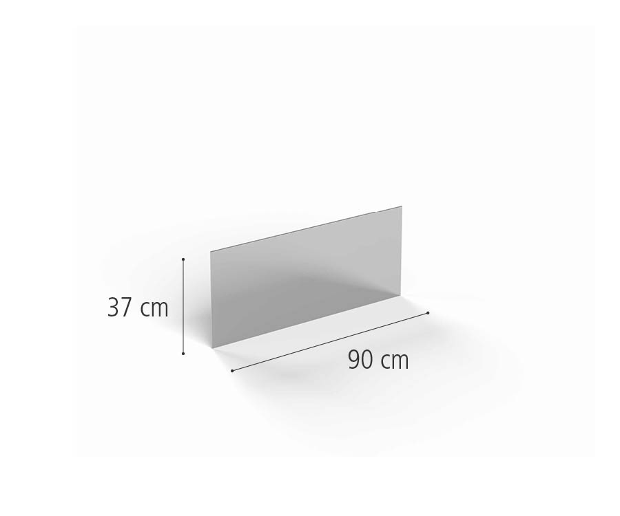 Dimensions of Display Cupboard mirror