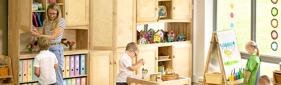 A solid wood Wall Cupboard