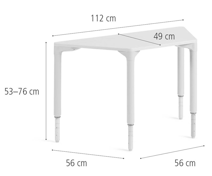 D234 56 x 112 cm Trapezoidal, High dimensions
