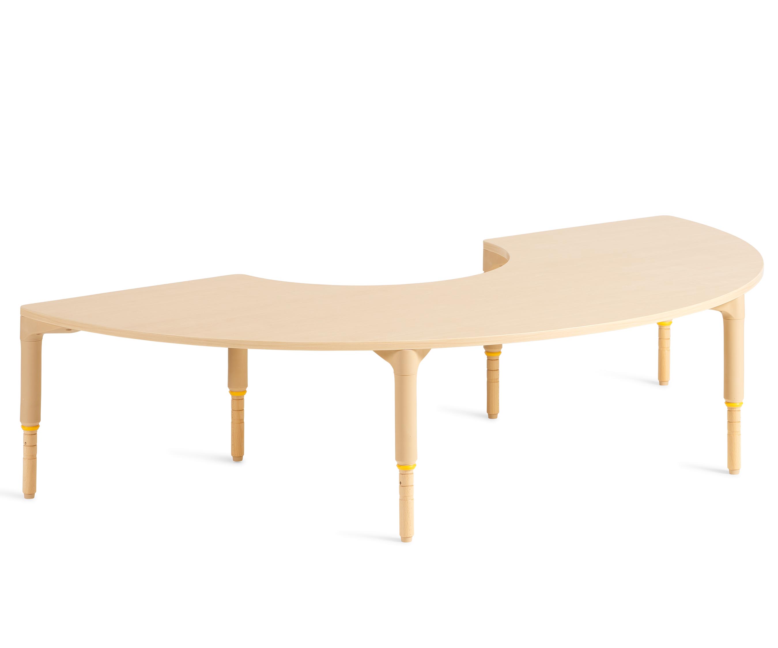 Half circle hot sale table outdoor
