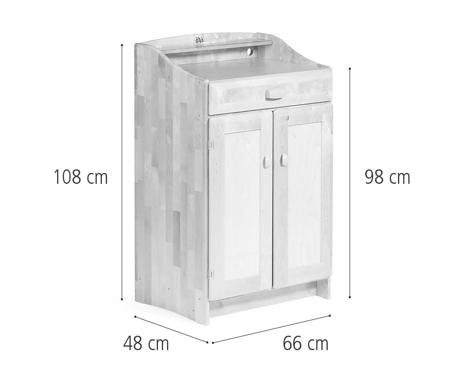 Dimensions of H870 Teacher standing desk