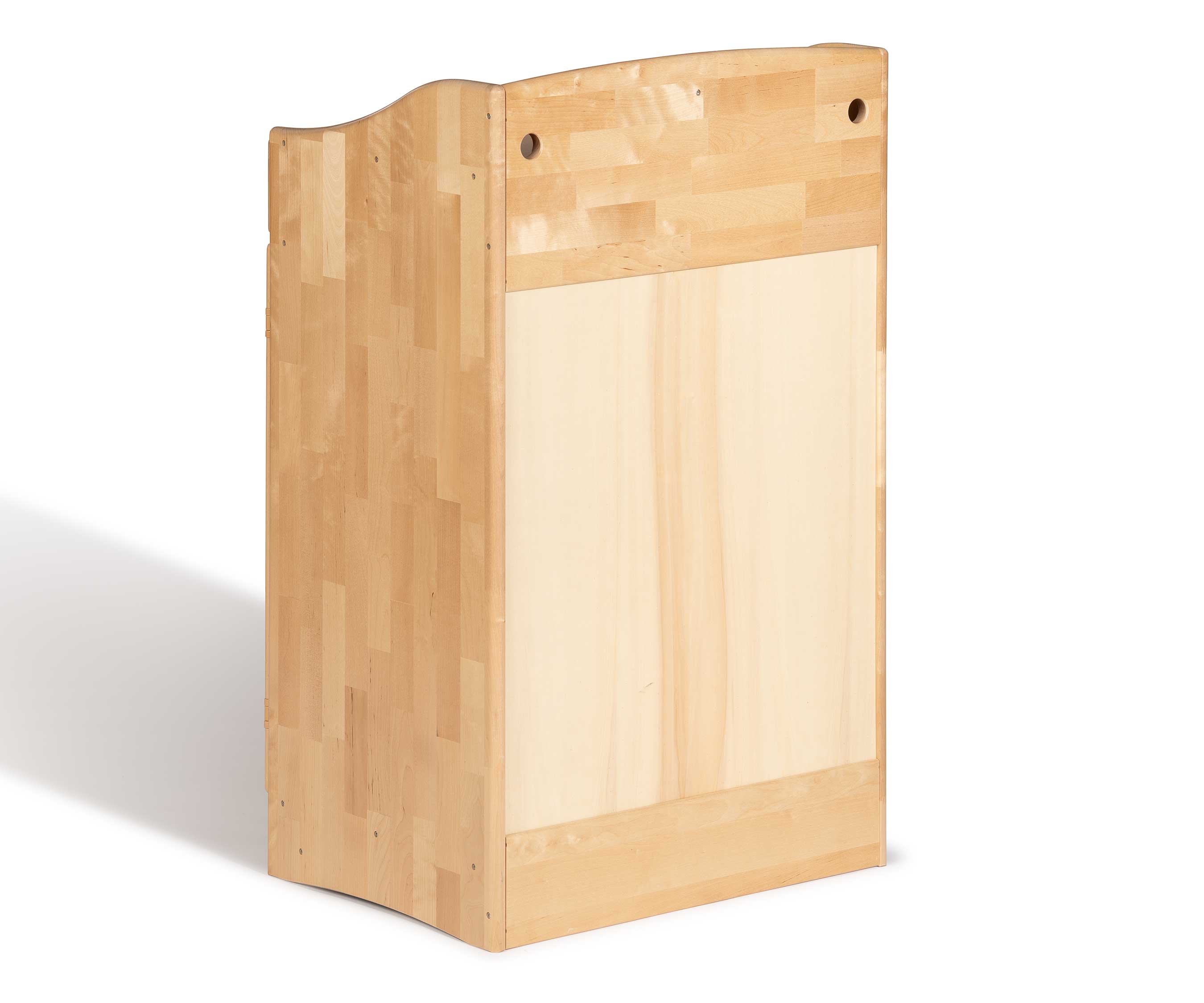 Back of Teacher standing desk