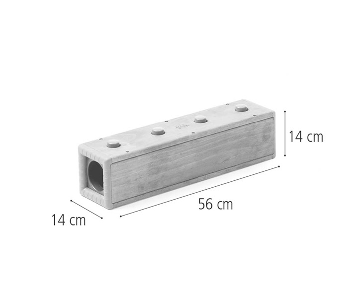 W313 One 56 cm Outlast block dimensions