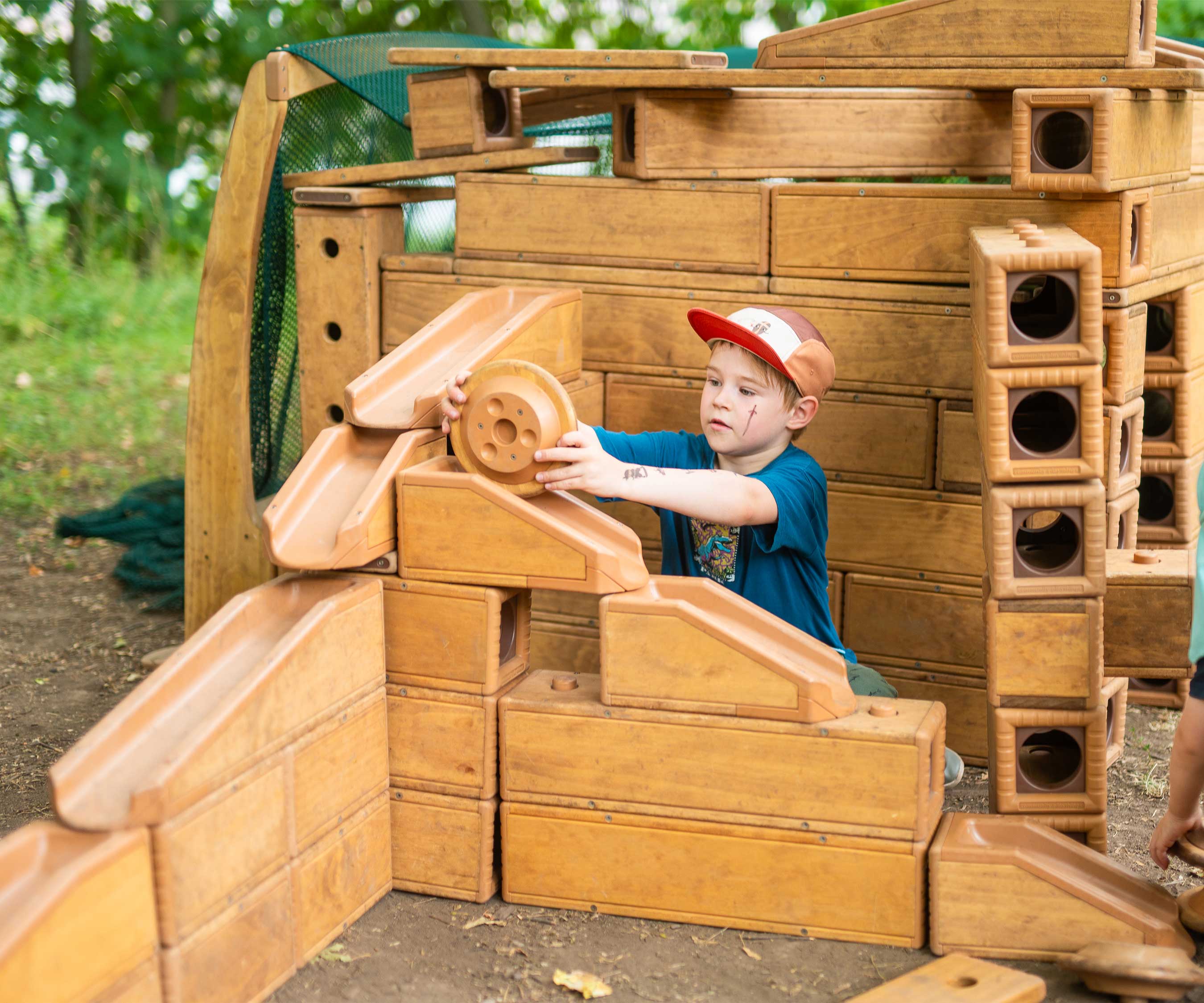 Outdoor play blocks clearance