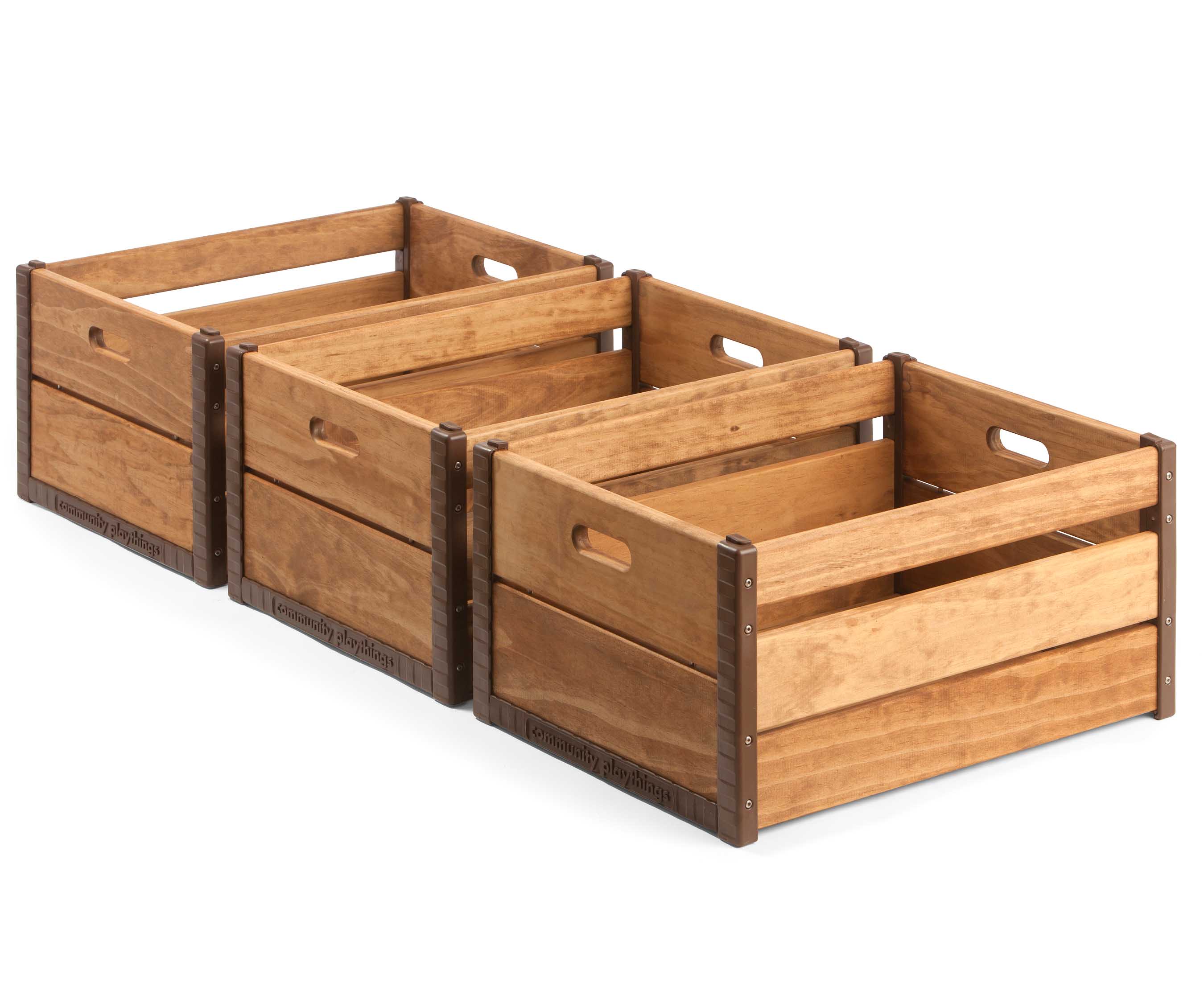 Three Outlast deep crates