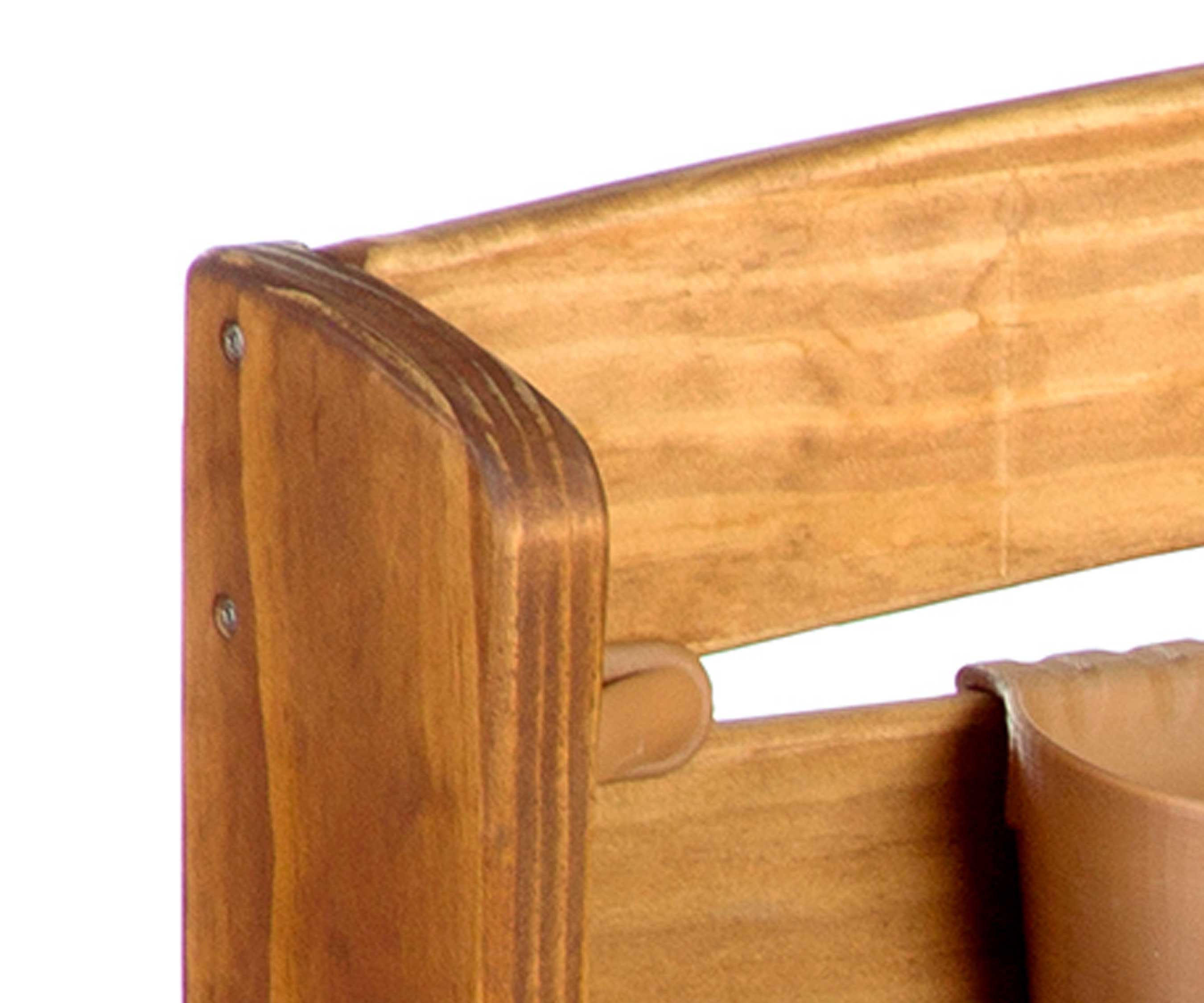 Mud kitchen wood closeup