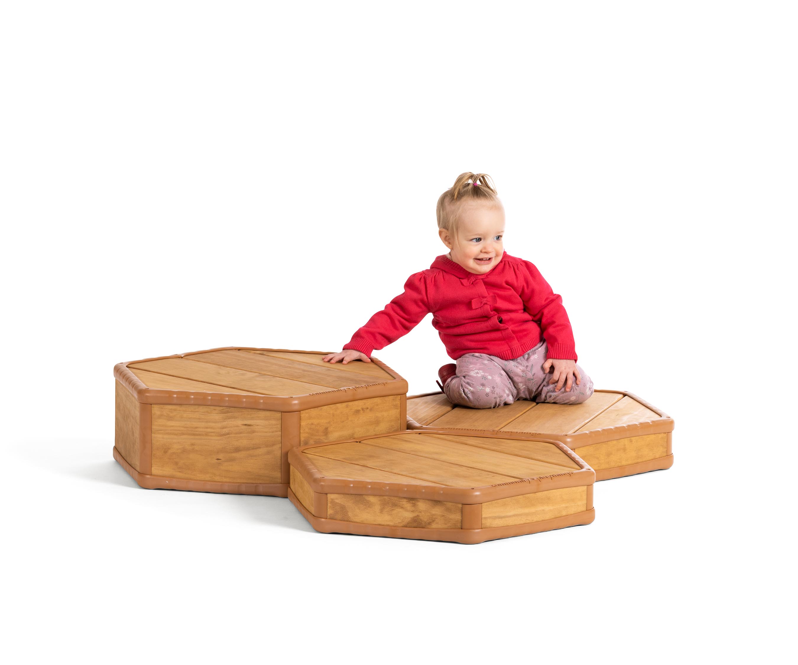 Starter platform set in use