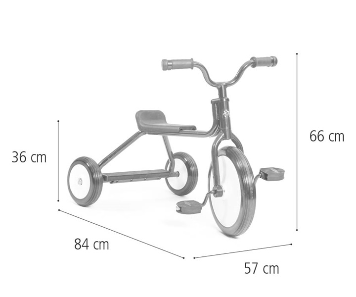 R213 Roadstar II Tricycle dimensions