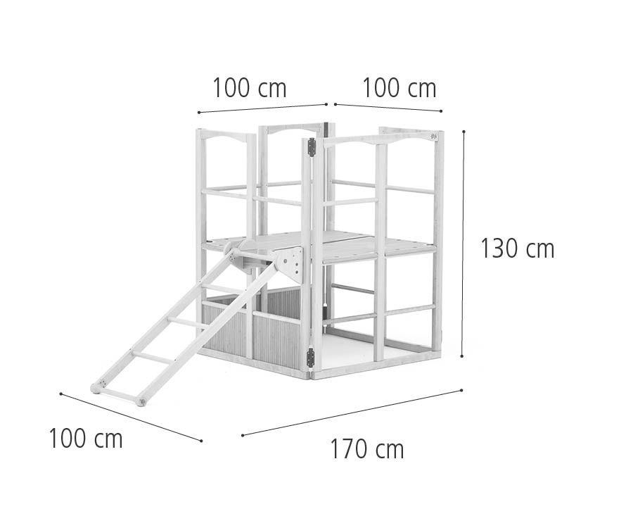 V860 Starter PlayFrame dimensions