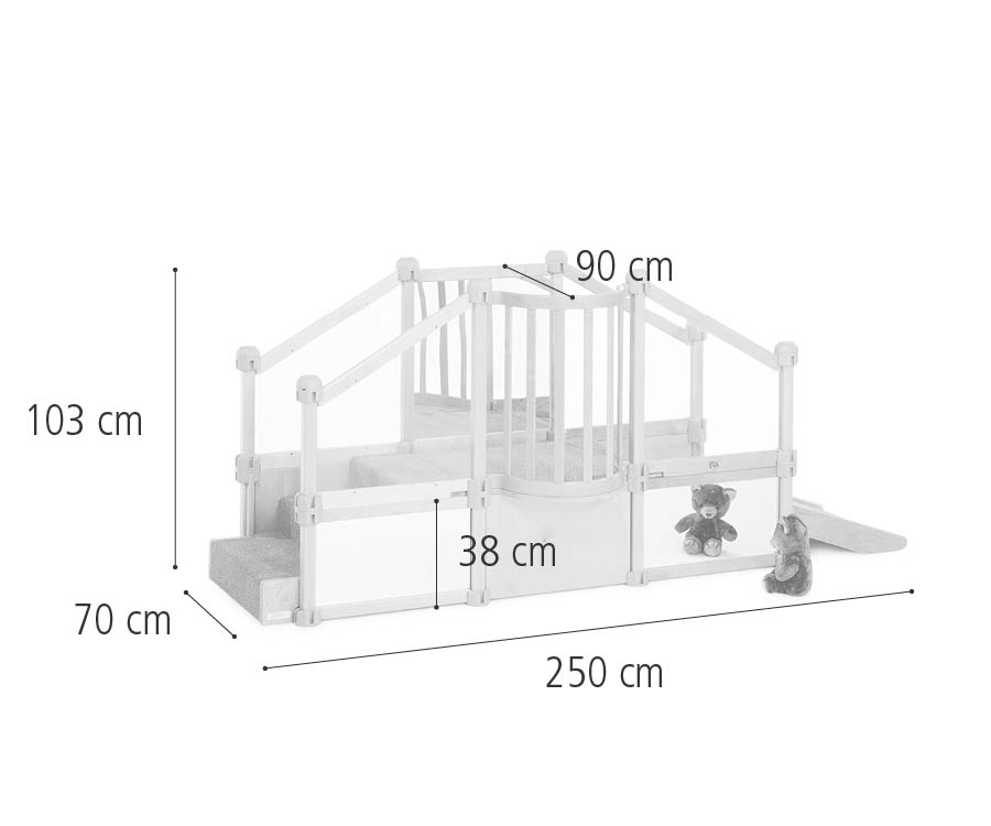 G808 Up and over dimensions