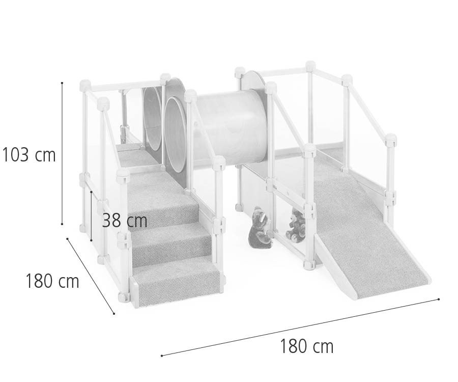 G856 Mole hole with ramp dimensions
