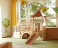 Indoor toddler climbing frame for active play