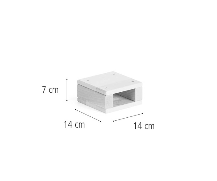 B430 2 Mini hollow block squares dimensions