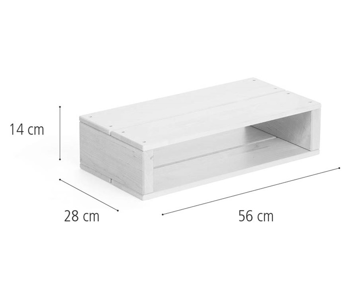 B623 1 Hollow block double dimensions
