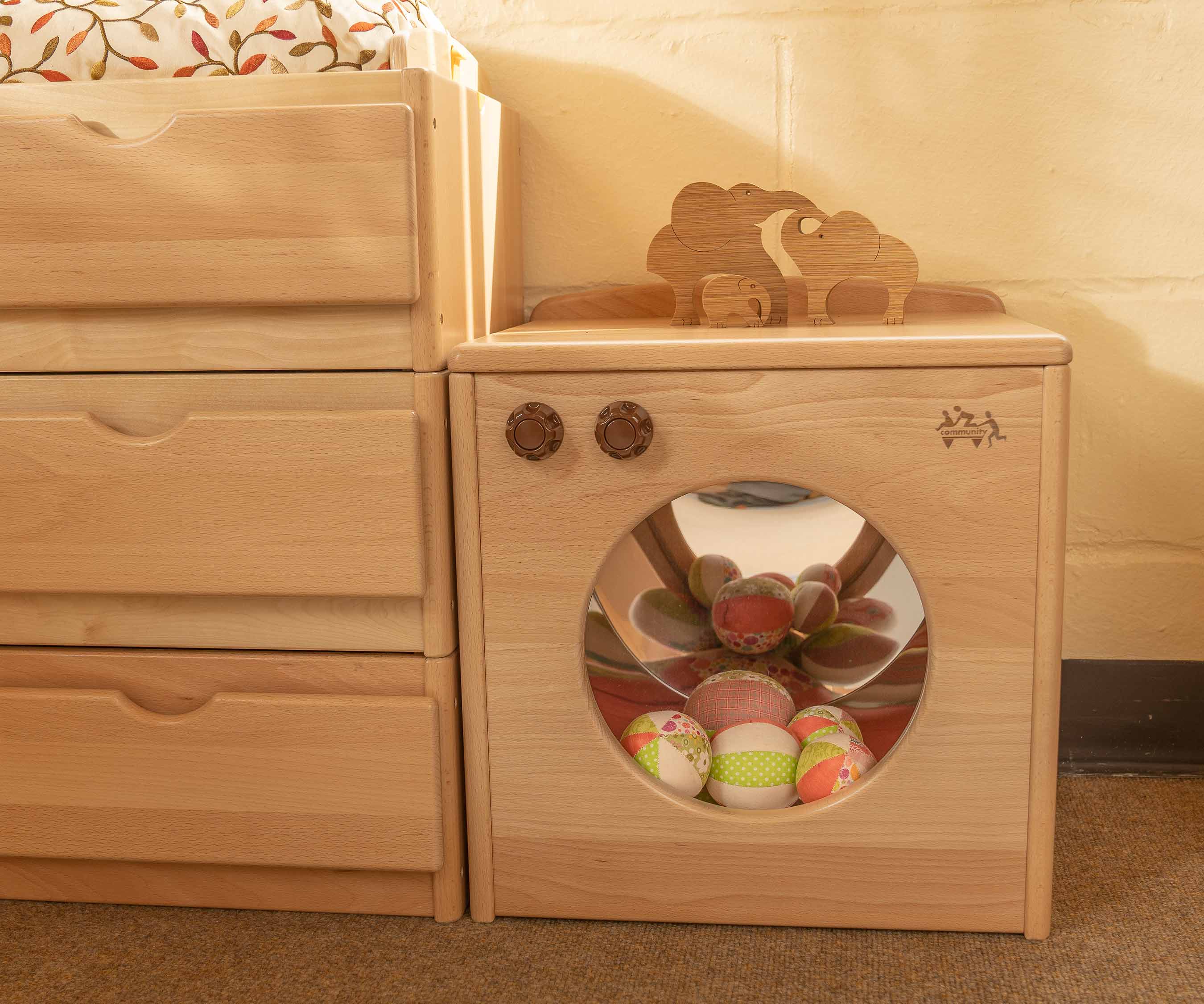 Mirror inside Washing machine