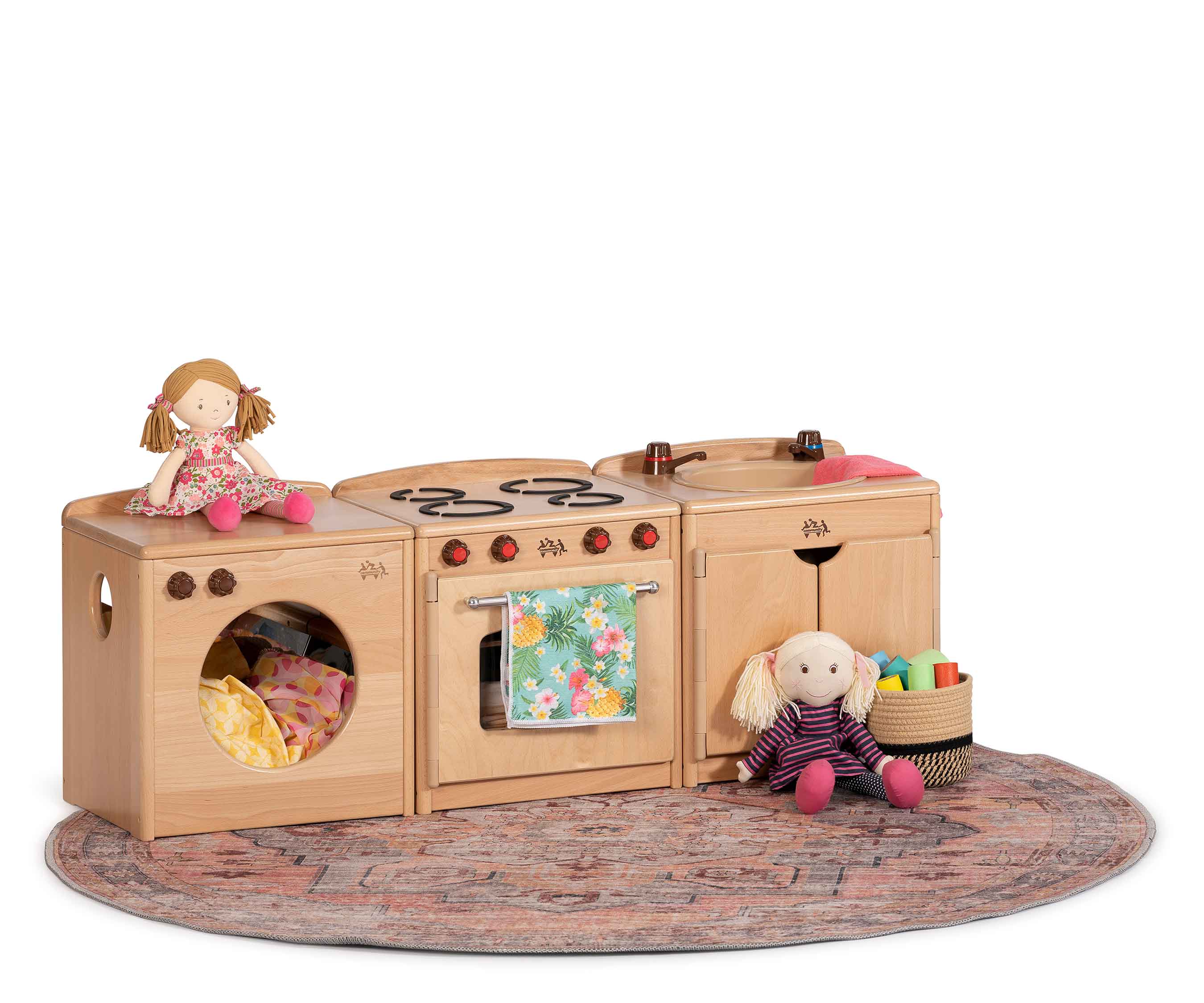Play furniture with toys