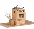 Cooker and Drawer with toys