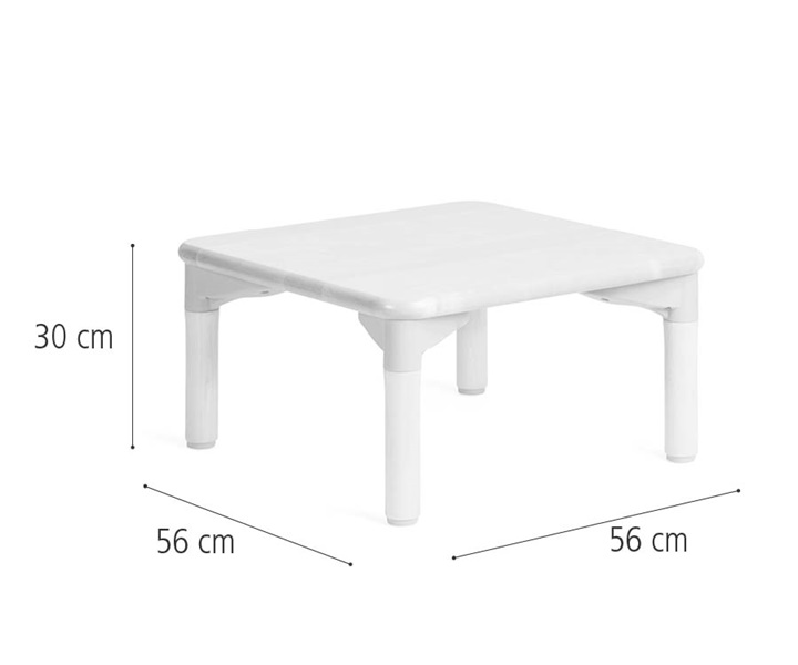 Square play table dimensions