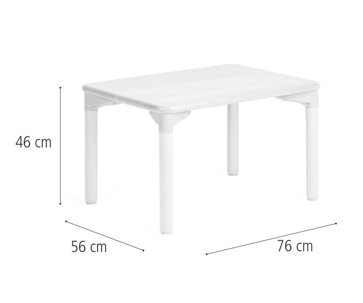 Rectangular play table dimensions