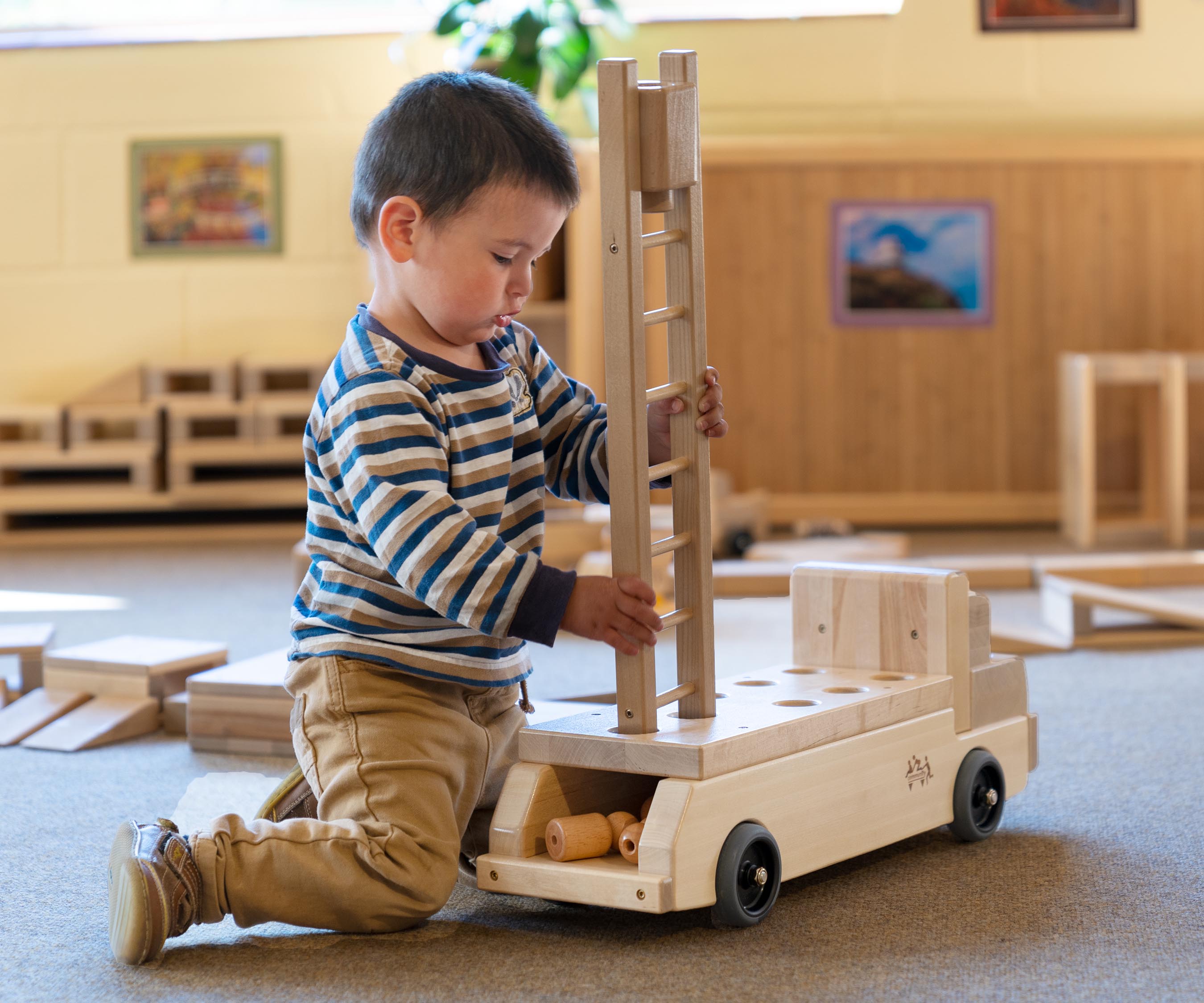 Wooden fire engine deals