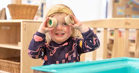 A child at Kidz Day Nursery