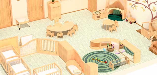 Sample baby room 12 children