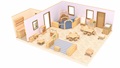 Twos room for 16 3D
